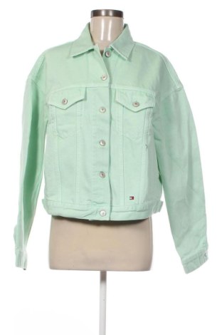 Γυναικείο μπουφάν Tommy Jeans, Μέγεθος M, Χρώμα Πράσινο, Τιμή 134,99 €