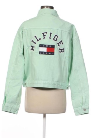 Γυναικείο μπουφάν Tommy Jeans, Μέγεθος M, Χρώμα Πράσινο, Τιμή 134,99 €