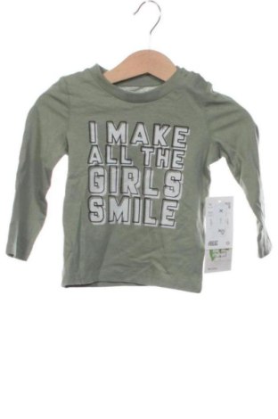 Детска блуза Baby Club, Размер 6-9m/ 68-74 см, Цвят Зелен, Цена 9,00 €