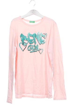 Gyerek blúz United Colors Of Benetton, Méret 12-13y / 158-164 cm, Szín Rózsaszín, Ár 3 119 Ft