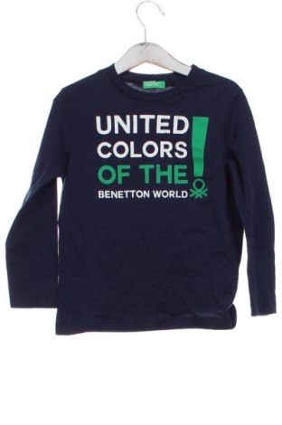 Bluză pentru copii United Colors Of Benetton, Mărime 4-5y/ 110-116 cm, Culoare Albastru, Preț 61,00 Lei