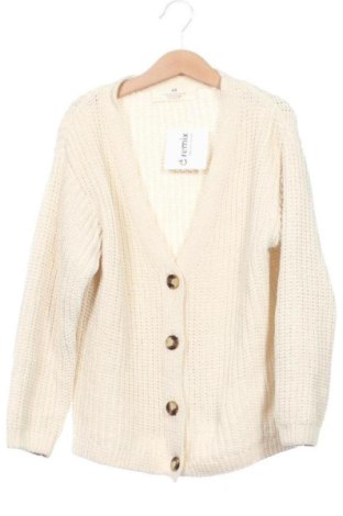Dziecięcy kardigan H&M, Rozmiar 6-7y/ 122-128 cm, Kolor ecru, Cena 48,23 zł