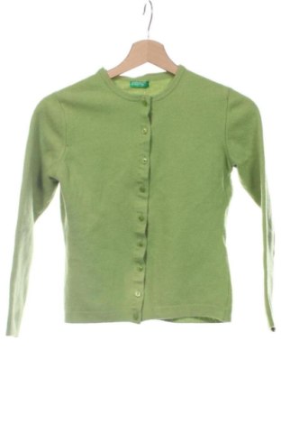 Kinder Strickjacke United Colors Of Benetton, Größe 14-15y/ 168-170 cm, Farbe Grün, Preis 13,00 €