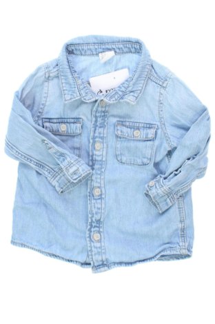 Kinderhemd H&M, Größe 6-9m/ 68-74 cm, Farbe Blau, Preis € 3,99