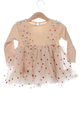 Παιδικό φόρεμα H&M, Μέγεθος 9-12m/ 74-80 εκ., Χρώμα  Μπέζ, Τιμή 12,00 €