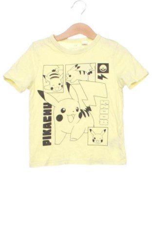 Dziecięcy T-shirt H&M, Rozmiar 2-3y/ 98-104 cm, Kolor Żółty, Cena 32,15 zł