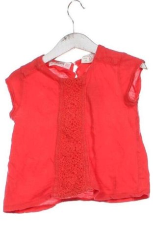 Детска тениска Zara, Размер 18-24m/ 86-98 см, Цвят Червен, Цена 6,00 €