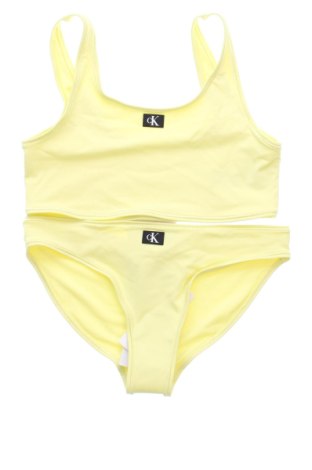 Gyerek fürdőruha Calvin Klein, Méret 12-13y / 158-164 cm, Szín Sárga, Ár 23 579 Ft