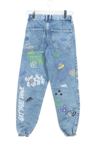 Blugi pentru copii Bershka, Mărime 9-10y/ 140-146 cm, Culoare Multicolor, Preț 101,99 Lei