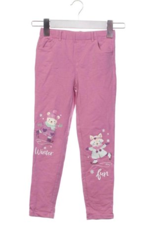 Dziecięce legginsy Kids, Rozmiar 5-6y/ 116-122 cm, Kolor Różowy, Cena 37,51 zł