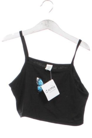 Μπλουζάκι αμάνικο παιδικό SHEIN, Μέγεθος 9-10y/ 140-146 εκ., Χρώμα Μαύρο, Τιμή 6,00 €