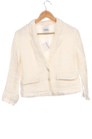 Dětské sako  Zara, Velikost 10-11y/ 146-152 cm, Barva Krémová, Cena  547,00 Kč