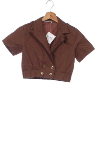 Kinderjacke Piazza Italia, Größe 9-10y/ 140-146 cm, Farbe Braun, Preis € 13,99