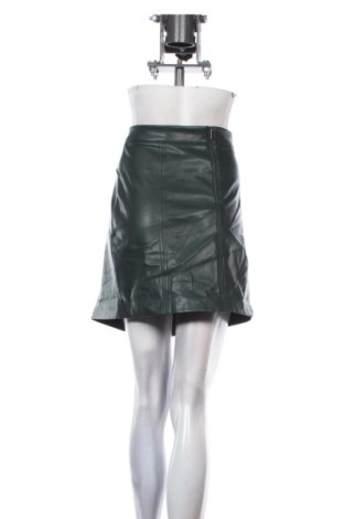 Skórzana spódnica & ET, Rozmiar L, Kolor Zielony, Cena 250,99 zł