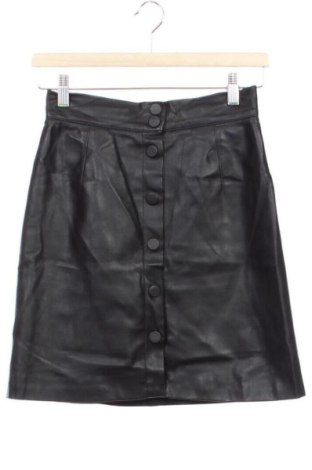 Δερμάτινη φούστα H&M, Μέγεθος XS, Χρώμα Μαύρο, Τιμή 9,70 €
