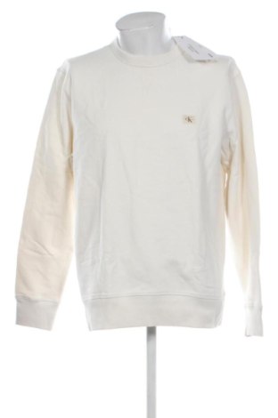 Męska bluzka Calvin Klein Jeans, Rozmiar XL, Kolor ecru, Cena 377,99 zł