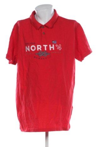 Pánske tričko  North 56-4, Veľkosť 3XL, Farba Červená, Cena  24,95 €