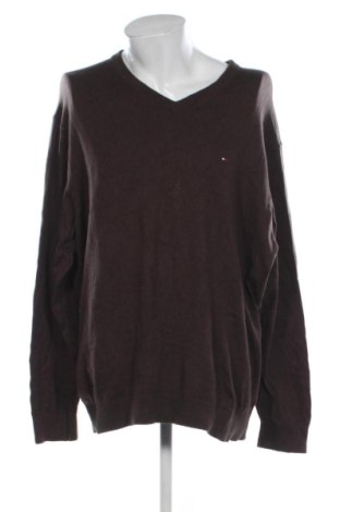 Ανδρική μπλούζα Tommy Hilfiger, Μέγεθος 5XL, Χρώμα Καφέ, Τιμή 39,99 €