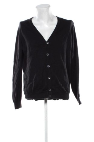 Ανδρική ζακέτα Bossini, Μέγεθος XL, Χρώμα Μαύρο, Τιμή 20,00 €