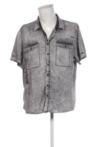 Męska koszula Angelo Litrico, Rozmiar 3XL, Kolor Szary, Cena 78,99 zł