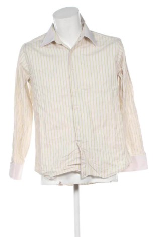 Herrenhemd Berto Lucci, Größe M, Farbe Ecru, Preis 17,00 €