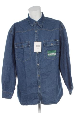 Ανδρικό πουκάμισο Bram's Paris, Μέγεθος XXL, Χρώμα Μπλέ, Τιμή 12,99 €