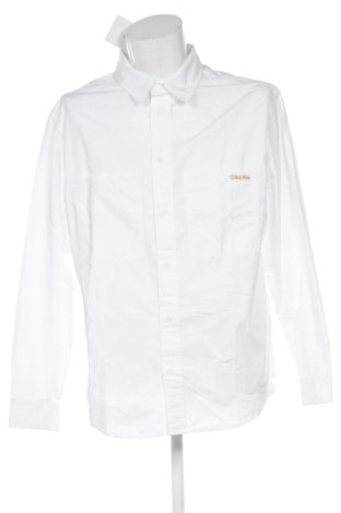 Herrenhemd Calvin Klein, Größe L, Farbe Weiß, Preis 73,99 €
