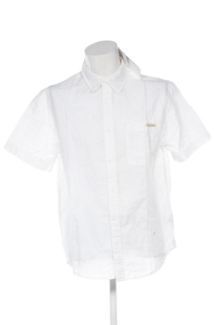 Cămașă de bărbați Calvin Klein Jeans, Mărime L, Culoare Alb, Preț 264,99 Lei, #135848697
