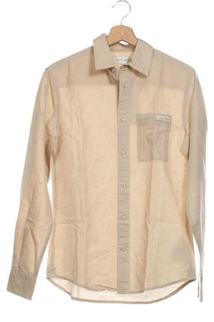 Herrenhemd Calvin Klein Jeans, Größe XS, Farbe Beige, Preis € 75,99