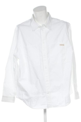 Herrenhemd Calvin Klein Jeans, Größe XL, Farbe Weiß, Preis 112,99 €