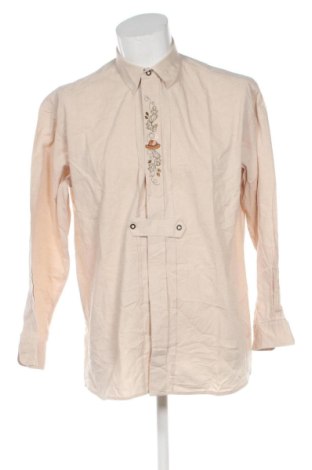 Ανδρικό πουκάμισο Di Lauro, Μέγεθος L, Χρώμα  Μπέζ, Τιμή 20,99 €