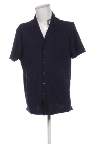 Ανδρικό πουκάμισο Dressmann, Μέγεθος XXL, Χρώμα Μπλέ, Τιμή 13,99 €