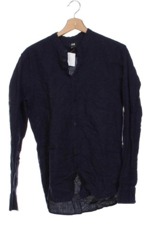 Мъжка риза H&M, Размер XS, Цвят Син, Цена 5,62 €
