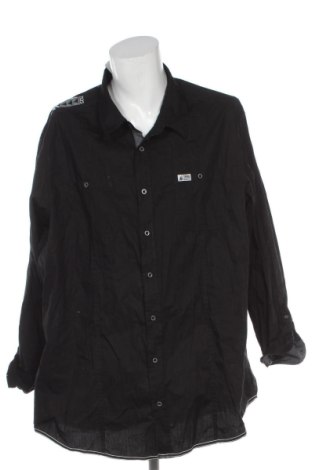 Ανδρικό πουκάμισο Identic, Μέγεθος 4XL, Χρώμα Μαύρο, Τιμή 6,99 €