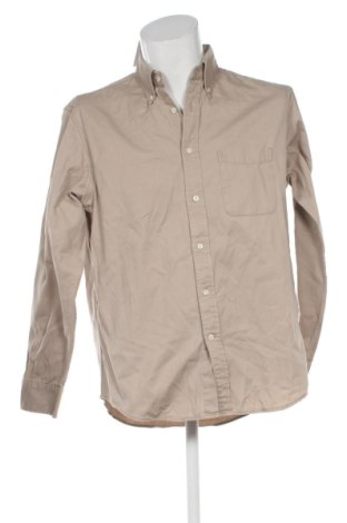 Ανδρικό πουκάμισο Lands' End, Μέγεθος M, Χρώμα  Μπέζ, Τιμή 7,99 €