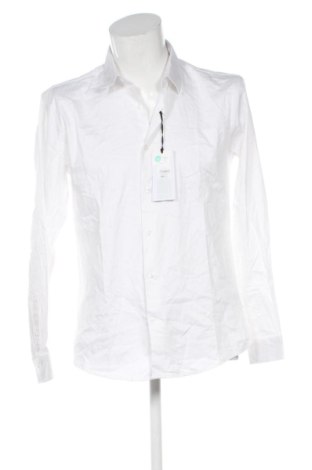 Cămașă de bărbați Lindbergh, Mărime L, Culoare Alb, Preț 393,99 Lei