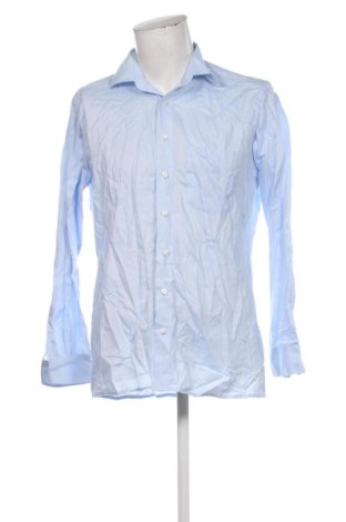 Ανδρικό πουκάμισο Olymp, Μέγεθος L, Χρώμα Μπλέ, Τιμή 19,99 €