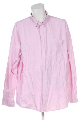 Męska koszula Oxford, Rozmiar 4XL, Kolor Różowy, Cena 82,99 zł