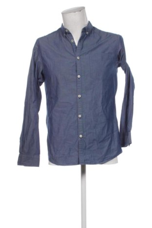 Herrenhemd Produkt by Jack & Jones, Größe M, Farbe Blau, Preis 17,39 €