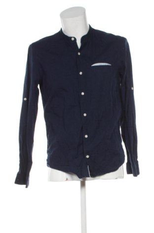 Cămașă de bărbați Pull&Bear, Mărime M, Culoare Albastru, Preț 42,99 Lei