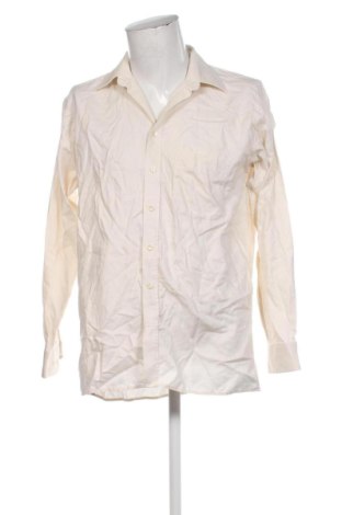 Herrenhemd Seidensticker, Größe M, Farbe Ecru, Preis 17,00 €