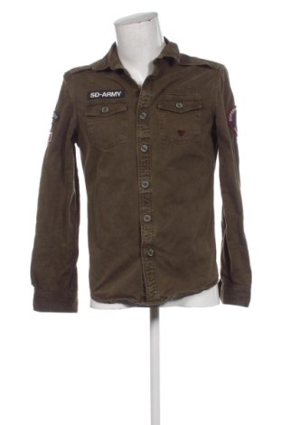 Herrenhemd Superdry, Größe M, Farbe Grün, Preis 20,00 €