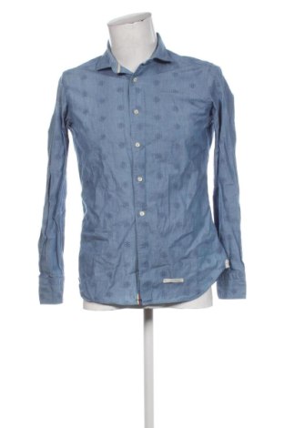 Cămașă de bărbați Tintoria Mattei 954, Mărime M, Culoare Albastru, Preț 229,99 Lei