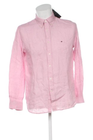 Męska koszula Tommy Hilfiger, Rozmiar M, Kolor Różowy, Cena 493,99 zł