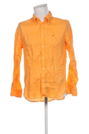 Herrenhemd Tommy Hilfiger, Größe M, Farbe Orange, Preis € 32,99