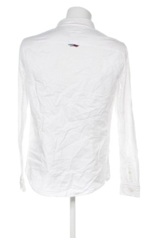 Ανδρικό πουκάμισο Tommy Jeans, Μέγεθος L, Χρώμα Λευκό, Τιμή 32,99 €