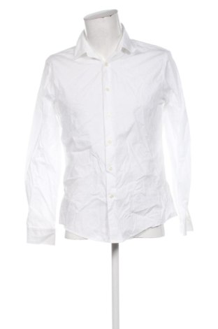 Мъжка риза Zara, Размер L, Цвят Бял, Цена 18,00 €