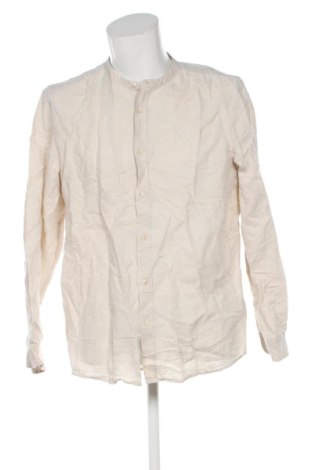 Cămașă de bărbați Zara, Mărime XL, Culoare Bej, Preț 53,99 Lei
