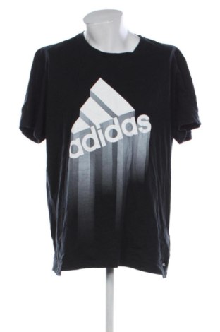 Ανδρικό t-shirt Adidas, Μέγεθος XXL, Χρώμα Μαύρο, Τιμή 16,99 €