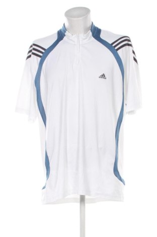 Herren T-Shirt Adidas, Größe XXL, Farbe Weiß, Preis € 18,99